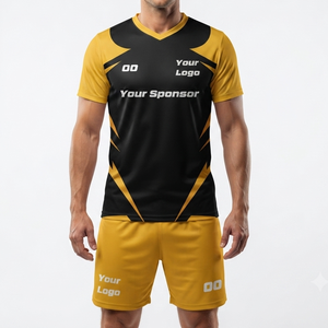 ผู้ผลิตชุดฟุตบอลขายส่ง ผู้จัดจำหน่ายชุดฟุตบอลแบบกำหนดเอง โรงงานผลิตชุดทีม OEM รับผลิตชุดทีมพร้อมป้ายชื่อและชื่อทีมของคุณเอง - Product Image 1