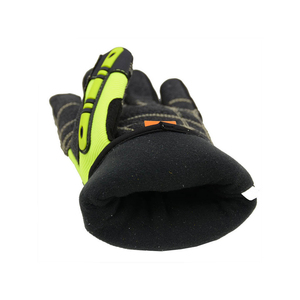 Guantes de Seguridad Verdes y Negros Antideslizantes para Trabajo en Exteriores, ANSI Nivel de Corte 3, Unisex, de Cuero, Resistentes al Viento, para Invierno - Product Image 5