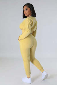 Nouveauté : Ensemble de survêtements pour femmes à capuche et manches longues, style tendance 2025, haute qualité, confortable - Product Image 3