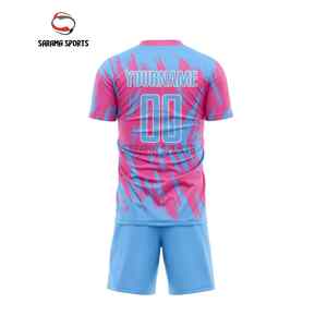 ชุดฟุตบอลชายขายดี ฤดูกาลใหม่ ชุดแข่งฟุตบอลแบบกำหนดเองพร้อมพิมพ์ชื่อ สไตล์ยอดนิยม รวมถึงชุดทีมสโมสร-ขายส่ง - Product Image 3