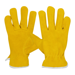 Gants de travail en cuir de vachette pleine fleur, robustes, doux et confortables, pour la sécurité industrielle, protection personnelle, durables - Product Image 1
