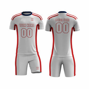 Maillot de football personnalisé de qualité supérieure 100 % polyester maille respirant séchage rapide imprimé par transfert thermique service OEM été - Product Image 6