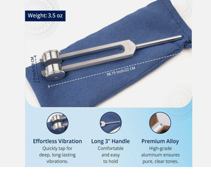 Diapason médical de qualité supérieure pour examen neurologique et auditif - Product Image 2