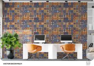 Azulejos de porcelana de superficie pegada de alta calidad y modernos, tamaño 600x1200, azulejos de gran tamaño para interiores premium. - Product Image 2