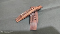 Pick Gitar Bass Baja Rosewood Berkualitas Tinggi Portabel, Bagian Penting Termasuk Penyetel Gitar dan Bridge untuk Instrumen Senar