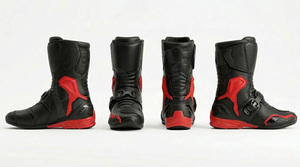 Botas de Motociclismo Impermeables de Último Diseño, Estilo Urbano, Todoterreno, con Logotipo Personalizado, Transpirables, de Cuero - Product Image 5