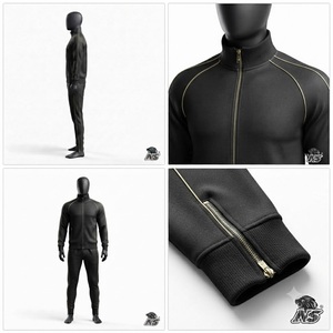 NAQQASH SPORTS Chándal Unisex con Capucha de Forro Polar, Cierre con Cordón, Elástico en Cuatro Direcciones, Ropa Deportiva Ligera para Deportes de Invierno - Product Image 6