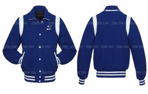 Chaqueta de béisbol de cuero vintage unisex, ropa de calle fina de invierno con bordado, diseño privado, abrigos informales Letterman Bomber - Product Image 5