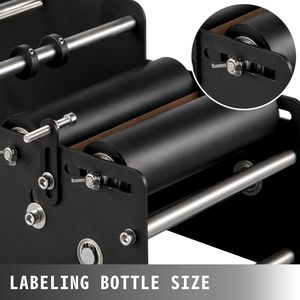 MT-30 macchina manuale dell'applicatore dell'etichetta della bottiglia 20-40 pz/min velocità 26-130mm larghezza dell'etichetta per bottiglie di birra e altri contenitori - Product Image 4