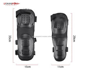 Protection de genoux pour moto sur mesure, protections épaisses professionnelles, noires, tailles M et XL pour adultes, fabricant Spring - Product Image 6