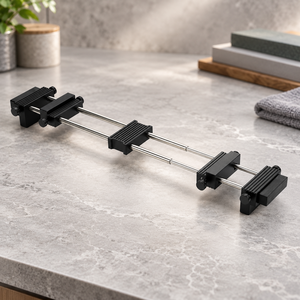 JAYA MATA Soporte de Acero Inoxidable para Piedras de Afilar de Múltiples Granos, Ajustable y Antideslizante, para Cocina - Product Image 1