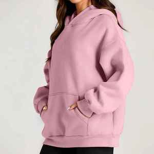 Sudadera con Capucha Lisa para Mujer, Sudadera Informal con Capucha, Sudadera Térmica Personalizada de la Mejor Calidad - Product Image 5
