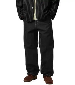 กางเกงยีนส์เดนิมผู้ชายทรงแบ็กกี้สลิมฟิต กางเกงยีนส์ผู้ชายสไตล์สตรีทแวร์ ขายส่งจากโรงงาน กางเกงคุณภาพสูง - Product Image 6