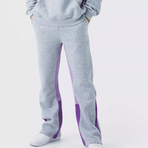 Conjunto Deportivo de Invierno Color Gris Claro para Hombre, Sudadera con Capucha y Pantalones Jogger, Ropa Deportiva Informal de Dos Piezas, Personalizable - Product Image 5