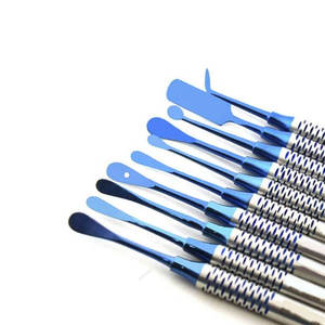 Sambrialmed International - Juego de 10 Elevadores de Periósteo para Implantes Dentales, en Caja Plateada, Manuales, con Certificación CE, Reutilizables - Product Image 2
