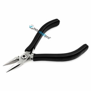 Pince à bec fin de qualité supérieure en acier inoxydable de haute qualité, outil professionnel de précision pour la fabrication de bijoux, OEM - Product Image 1