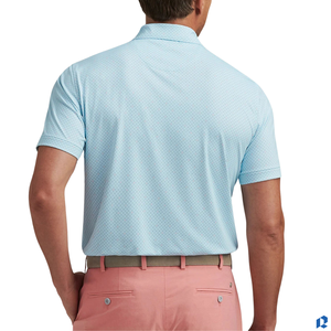 Camisa Premium para Hombre, Corte Regular, Manga Corta, Spandex/Poliéster, Cuello Redondo, Sólida, Antiarrugas, Personalizable con Logotipo, para Golf - Product Image 4