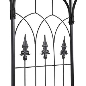 Flat Roof Wrought Iron Arches <b>Plant</b> Climbing <b>Frame</b> and Garden Trellis for Fencing & Gates - Product Image 4