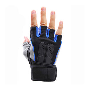 Wholesale Custom Durable Waterproof Non-Slip Polyester Unisex <b>Weight</b> Lifting <b>Gloves</b> for Gym Sports Training - Product Image 3