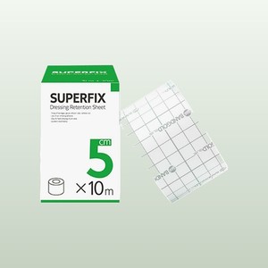 Pansement adhésif Superfix 5cm x 10m, bande de fixation non tissée - Product Image 6