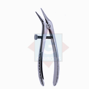 Extracteur de couronne dentaire manuel en acier inoxydable 11,5 cm avec poignée moletée, instrument chirurgical de classe I - Product Image 2