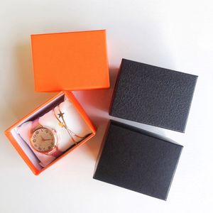 Cajas de Reloj Naranjas de Moda 2022, Cajas de Joyería al por Mayor, Caja de Empaque Cuadrada para Reloj - Product Image 5