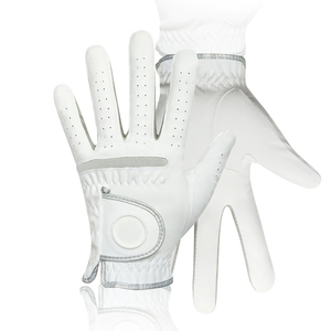 Golf <b>Gloves</b> Premium Cabretta Leather Golf <b>Gloves</b> Soft Feel Breathable Fit for Men Women Custom OEM Bulk - Product Image 3