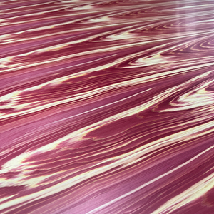 Panneau de contreplaqué décoratif IRODORITAI en cyprès Hinoki teinté rouge, placage, revêtement uréthane, design japonais, pour chambre et usage domestique - Product Image 5
