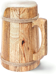 Customized Classic Handmade Wooden <b>Mug</b> for Home Office Hotel Wooden Beer <b>Mug</b> Tea <b>Mug</b> With Best Quality Wholesaler From India - Product Image 3