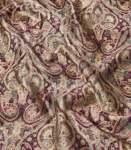 Luxury Chenille Jacquard 100% Polyester 150gsm Water Resistant Paisley Floral Woven <b>Fabric</b> for Curtain Upholstery Dress Garment - Product Image 2