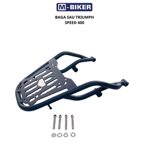 For Triumph Speed 400 Aluminium Rear <b>Rack</b> <b>Plate</b> Type with Side Frame for Motorcycles with Tail Bag - Product Image 1