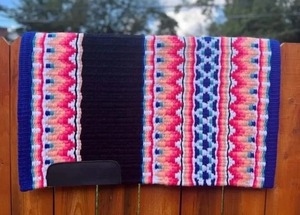 Couverture de selle de spectacle western pour chevaux, fabriquée en Inde, avec couverture de selle en laine, disponible en gros. - Product Image 5