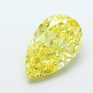 Glorioso Diamante Amarillo Intenso Cultivado en Laboratorio, Piedra Suelta Brillante Tipo 2A, Certificado de Alta Calidad para Joyería - Product Image 3