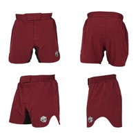Nouveau style pour hommes : Pantalon de sport 2-en-1 léger, personnalisé, à compression, anti-humidité, avec taille élastique et cordon de serrage, ourlet fendu, pour arts martiaux
