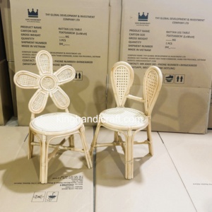 Silla Infantil de Ratán Hecha a Mano para Alquiler, Muebles Infantiles Rústicos Bohemios para Bodas, Eventos, Fiestas de Cumpleaños, Venta al Por Mayor de Fábrica - Product Image 3