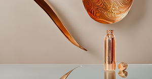 Botella de agua de cobre de 1000 ML Botellas de metal para bebidas de viaje a prueba de fugas y sin juntas - Product Image 3