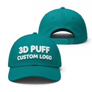 Gorras al por Mayor, Gorras Personalizadas en 3D, Ajustables, Tejido Transpirable de Secado Rápido, Gorras de Béisbol Casuales con Estampado Puff - Product Image 6