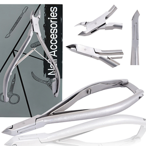Coupe-cuticules professionnel en acier inoxydable mat à double ressort, vente en gros, faible MOQ - Product Image 4