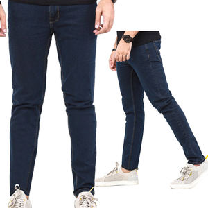 Jeans en denim épais pour homme, coupe droite, indigo brut, fabrication sur mesure - Product Image 6