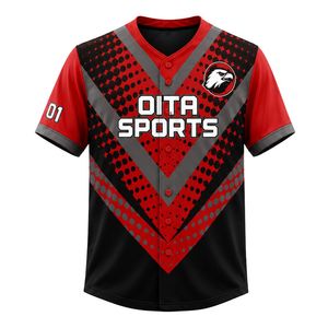 Ensemble de baseball noir et rouge – Maillot et pantalon de baseball personnalisés de qualité supérieure, uniforme de performance pour les sports d'équipe, vêtements pour l'entraînement et les matchs - Product Image 2