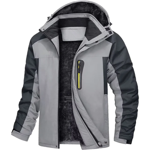 <b>Men</b> Lightweight Windbreaker <b>Jacket</b> Soft Comfortable Casual Outdoor Zip Front Breathable Regular Fit Everyday Outerwear - Product Image 4