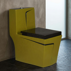 WC monobloc en céramique de style moderne pour salle de bain, avec siphon en P, à poser au sol, de marque Indian Sanitary Ware - Product Image 6