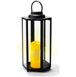Lanterne suspendue artisanale en métal et verre avec finition cuivre et poignée en cuir pour la décoration de table à la maison et au jardin, en promotion - Product Image 6