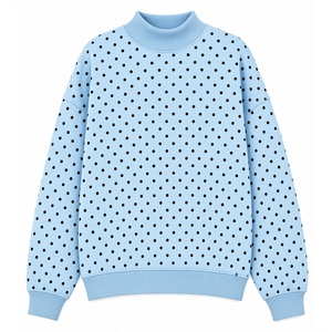 Sudadera con Capucha Personalizada con Logotipo, 100% Algodón, Unisex, para Mujer, Cuello Alto con Puntos Rojos, Manga Larga, Corte Regular - Product Image 2