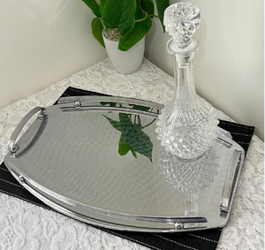 Good Quality Home Decorative Tabletop Organizer Accessories Manufacture Supplies in India Stainless Steel <b>Tray</b> - Product Image 1