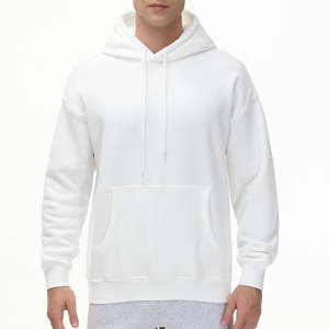 Pull à capuche en molleton de coton surdimensionné pour homme, nouvelle collection hiver, best-seller, avec poche - Grande taille - Product Image 1