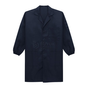 Bata de laboratorio, ropa de protección médica, tela duradera de longitud larga para uso profesional en laboratorios, hospitales y clínicas - Product Image 6