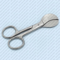 Ciseaux à cordon ombilical de qualité supérieure, 4 pouces, ciseaux chirurgicaux de maternité, instrument chirurgical obstétrical, ciseaux pour accouchement de nouveau-né