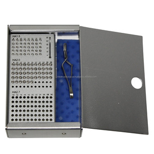 Medtrust Surgical Stainless Steel Veterinary Orthopedic Locking Plate Screw <b>Instrument</b> Set Bone Fracture Repair Kit Best Quality - Product Image 3