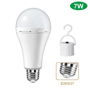 Lampadina LED Ricaricabile E27 di Emergenza con Batteria di Backup, 7W, Luce Bianca Calda, Base B22, Disponibile anche 9W/12W/15W con Alimentazione AC - Product Image 3